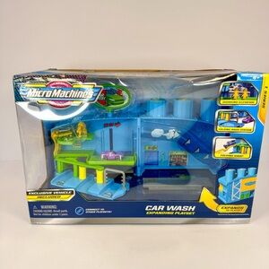 Micro Machines Car Wash Expanding Playset | Hasbro Wicked Cool Toys